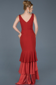 Front Short Back Long Orange Mermaid Prom Dress ABO036