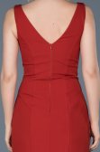 Front Short Back Long Orange Mermaid Prom Dress ABO036