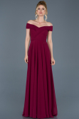 Long Plum Engagement Dress ABU012