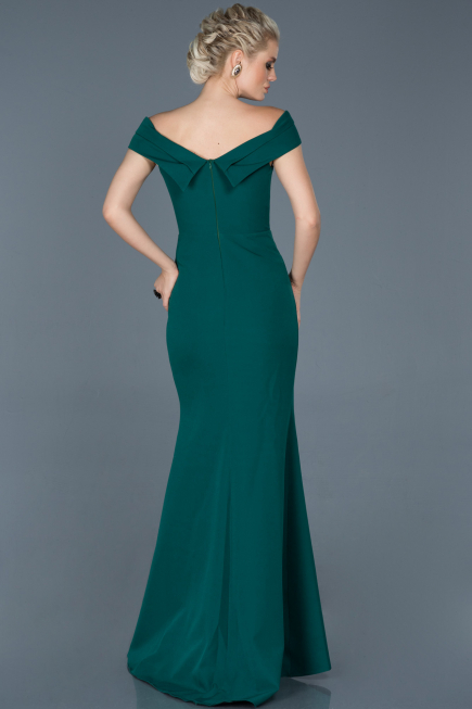 Long Emerald Green Evening Dress ABU870