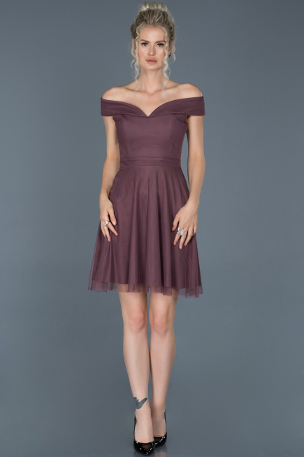 Lavender Short Invitation Dress ABK015