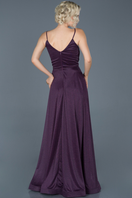 Long Violet Engagement Dress ABU888