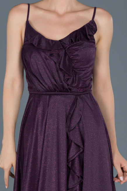 Long Violet Engagement Dress ABU888