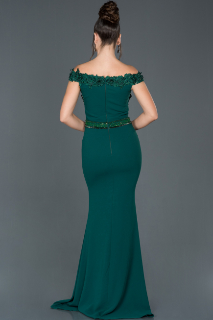 Long Emerald Green Mermaid Evening Dress ABU978