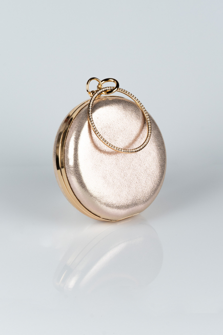 Gold Plaster Fabric Box Bag VI0259
