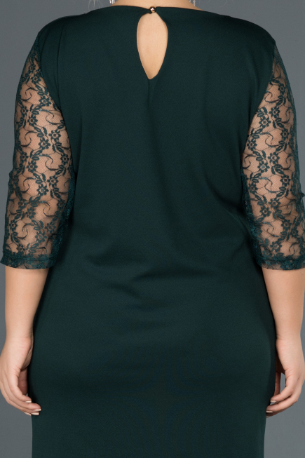 Green Short Oversized Evening Dress ABK150