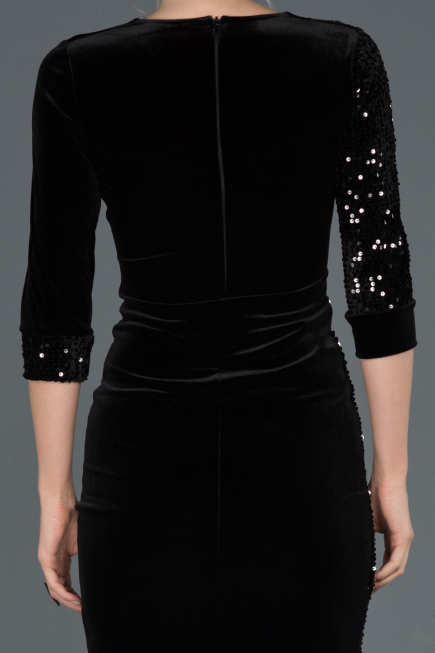 Short Black Invitation Dress ABK704