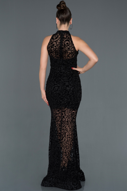 Long Black Mermaid Prom Dress ABU1101