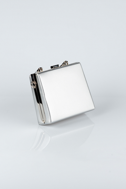 Silver Prd Box Bag V294