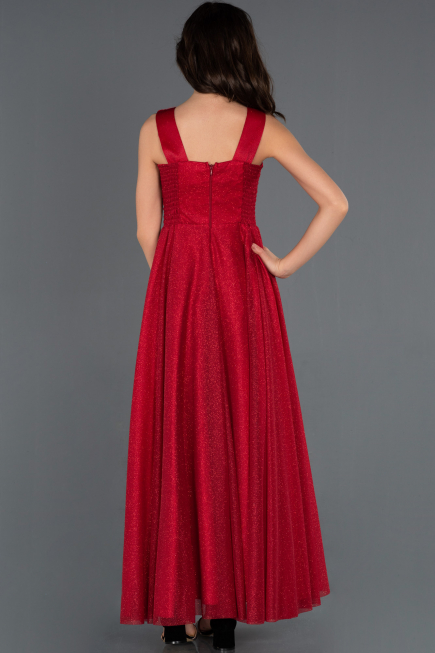 Long Red Girl Dress ABU1228