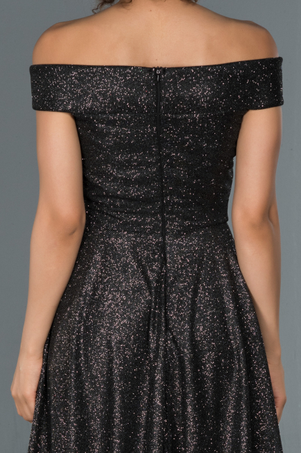 Short Black Invitation Dress ABK827