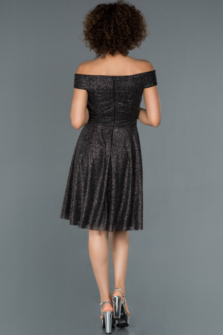 Short Black Invitation Dress ABK827