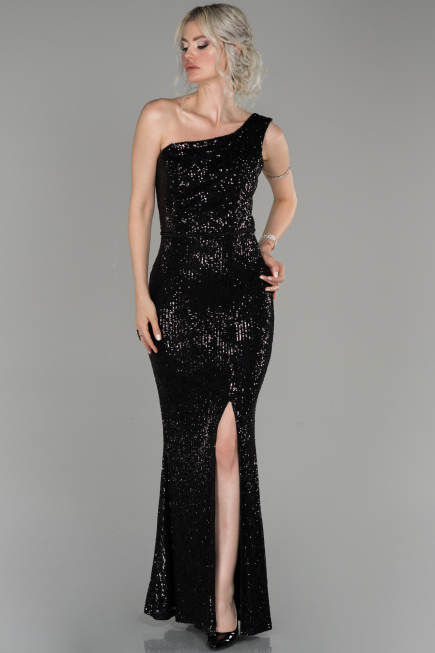 Long Black Evening Dress ABU1436