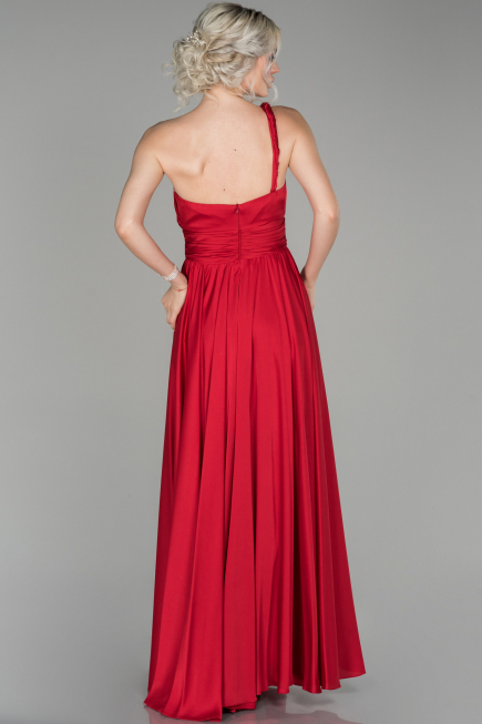 Red Long Engagement Dress ABU1142