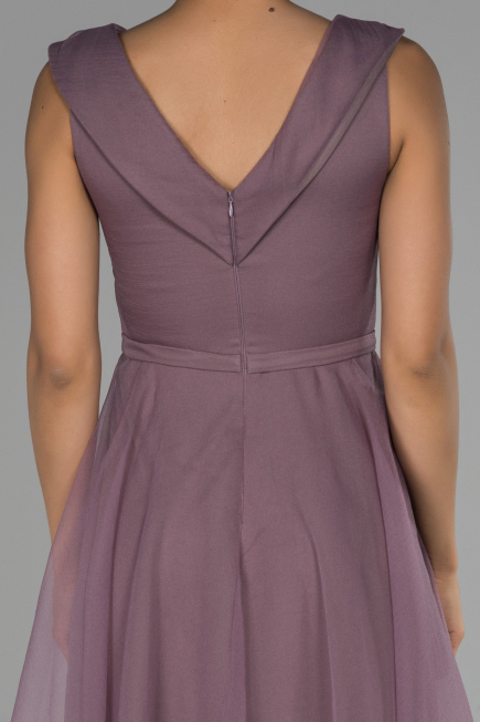 Long Lavender Engagement Dress ABU1525