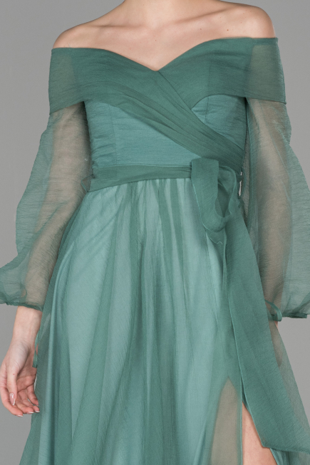 Turquoise Long Engagement Dress ABU1468
