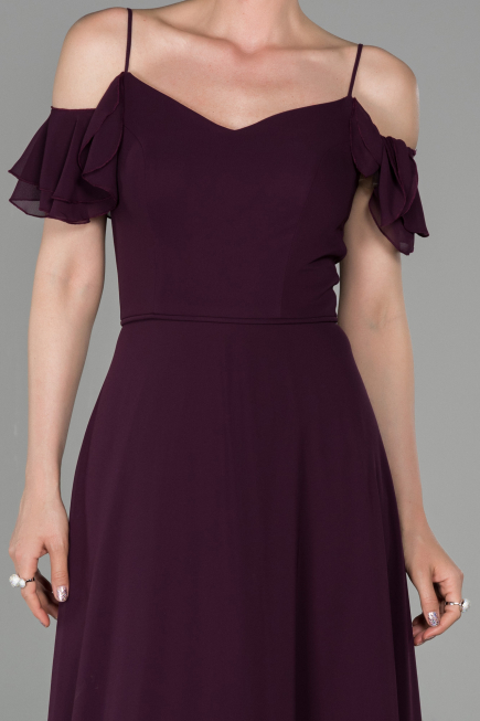 Long Dark Purple Evening Dress ABU1600