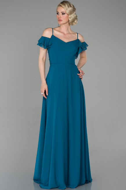 Long Oil Green Evening Dress ABU1600