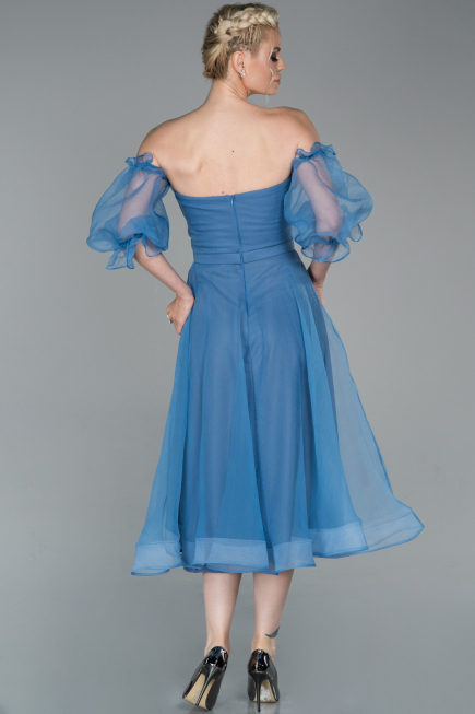 Midi Indigo Night Dress ABK971