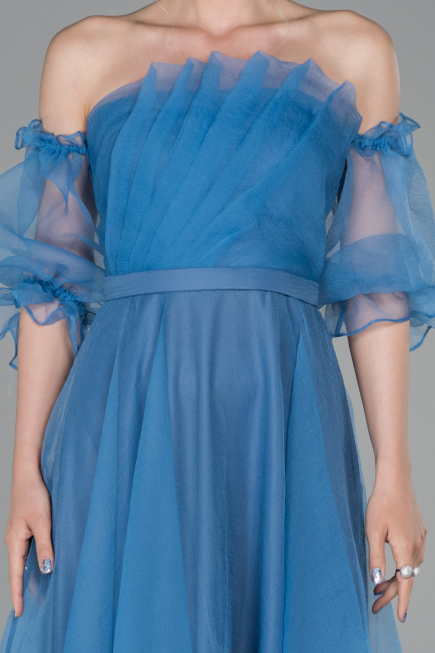 Midi Indigo Night Dress ABK971