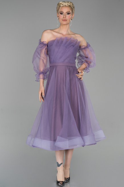 Midi Lavender Night Dress ABK971