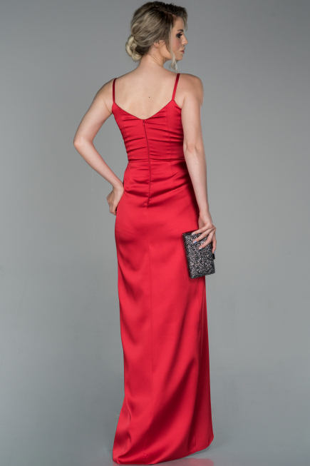 Red Long Engagement Dress ABU564