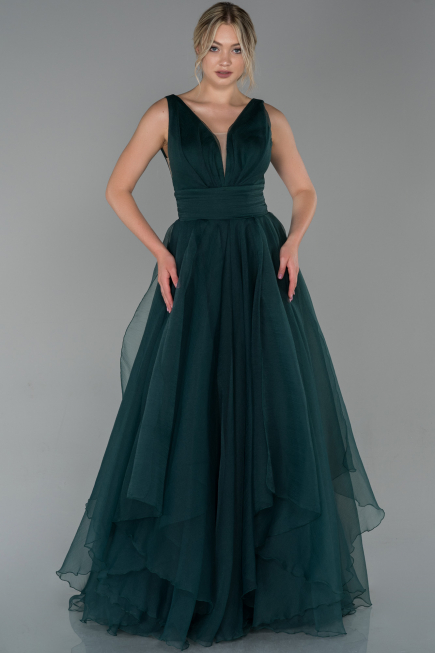 Long Emerald Green Evening Dress ABU1727