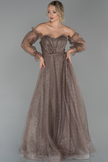 Long Copper Evening Dress ABU1730