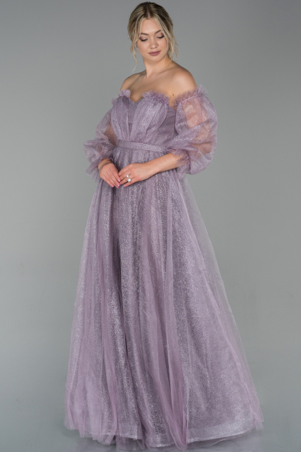 Long Lavender Evening Dress ABU1730