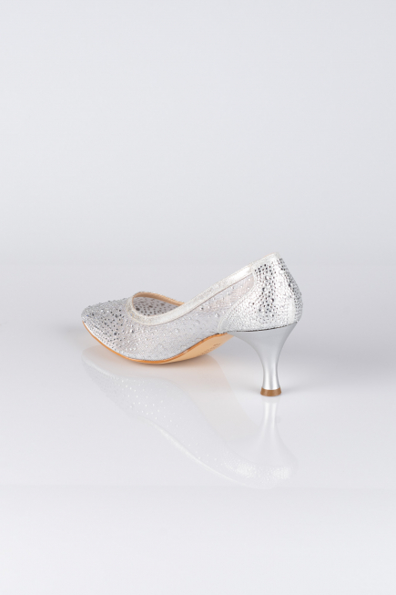 Silver Stony Evening Shoe MJ5314