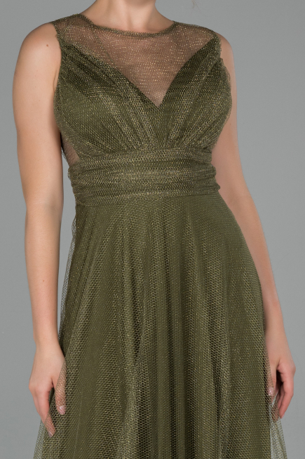 Long Green Prom Gown ABU1826