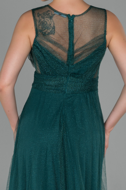 Long Emerald Green Prom Gown ABU1826