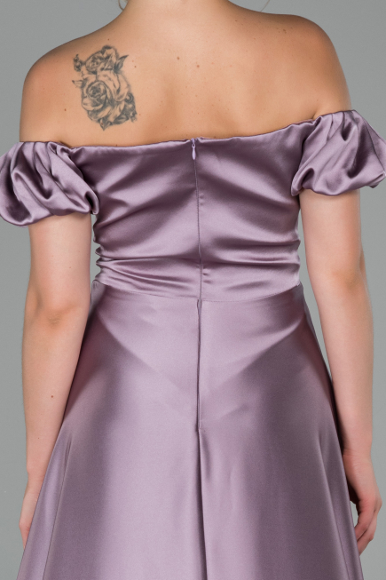 Long Lila Satin Evening Dress ABU1840