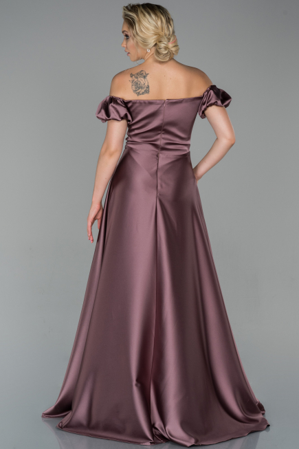 Long Mink Satin Evening Dress ABU1840