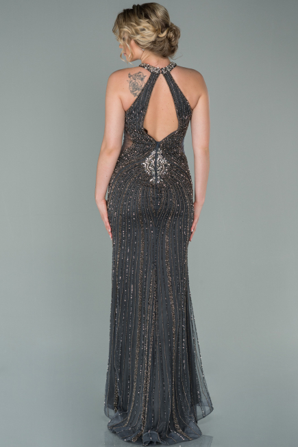 Long Anthracite Haute Couture ABU975
