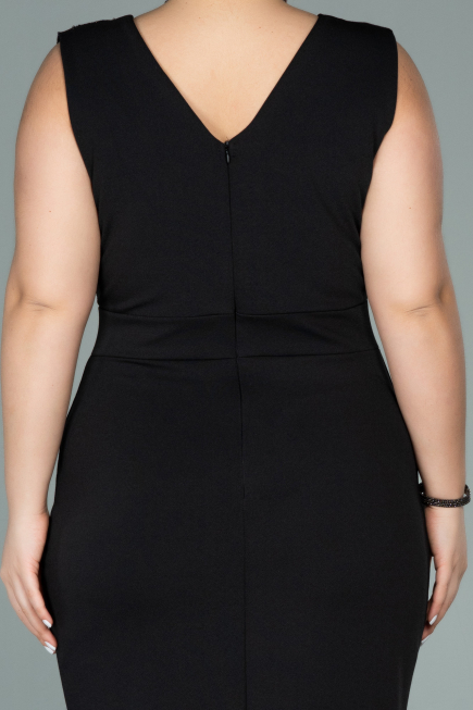 Long Black Oversized Evening Dress ABU1482