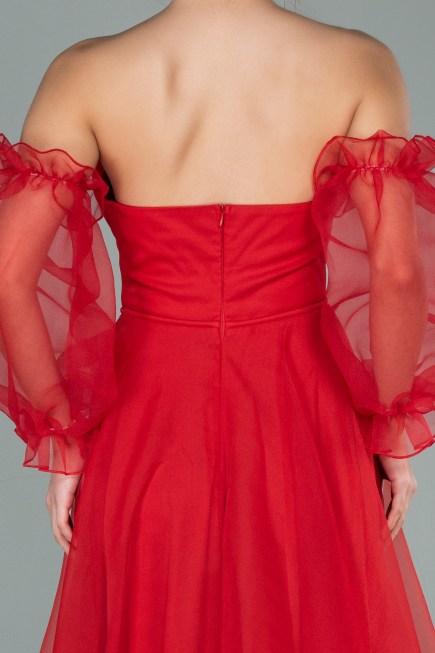 Long Red Evening Dress ABU2076