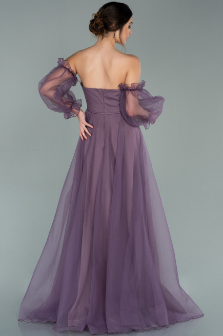 Long Lavender Evening Dress ABU2076