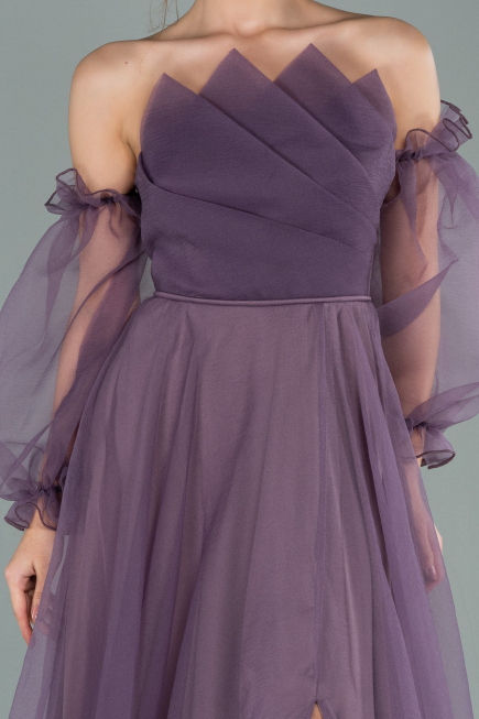 Long Lavender Evening Dress ABU2076