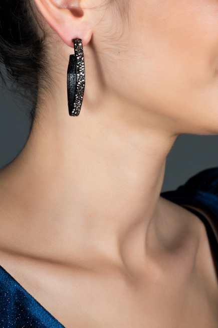 Anthracite Earring UK0170