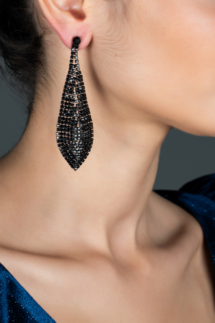 Black Earring UK0180