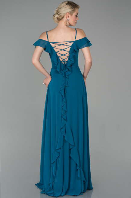 Long Oil Green Evening Dress ABU1600