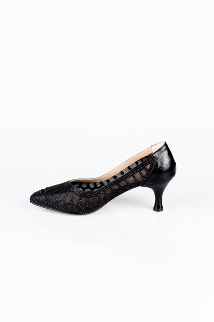 Black Stony Stiletto MJ5431