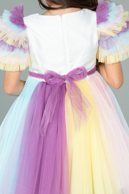 Short Rins Girl Dress ABK1056