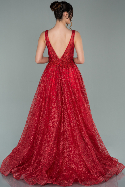 Long Red Evening Dress ABU2131