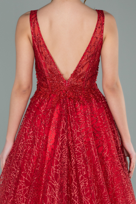 Long Red Evening Dress ABU2131
