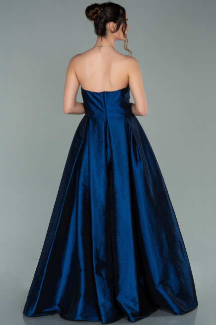 Long Navy Blue Evening Dress ABU2007