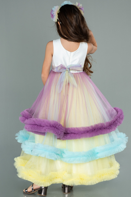 Long Rins Girl Dress ABU2154