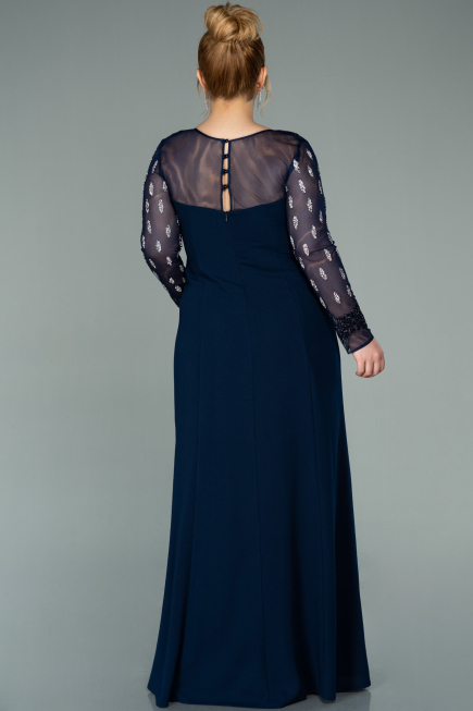 Long Navy Blue Evening Dress ABU2178