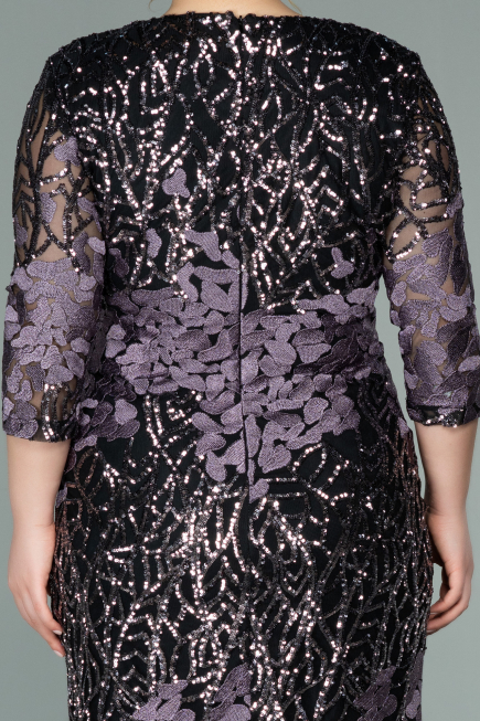 Short  Scaly Plus Size Evening Dress ABK1284
